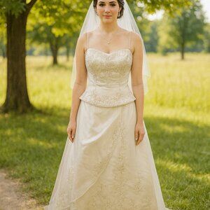 Anjolique Ivory‎ Wedding Dress 6